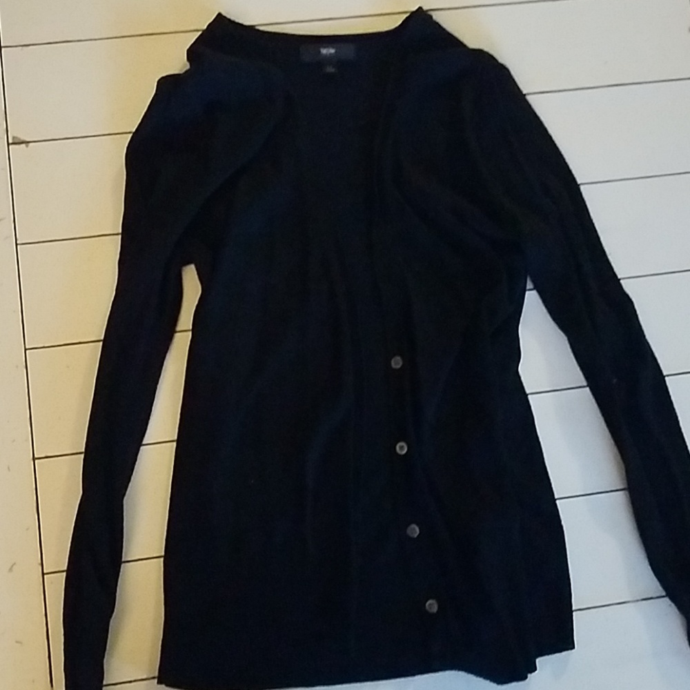 Black cardigan